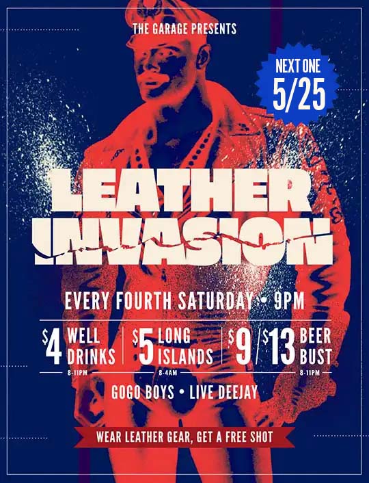 Leather Invasion at The Garage 5/25