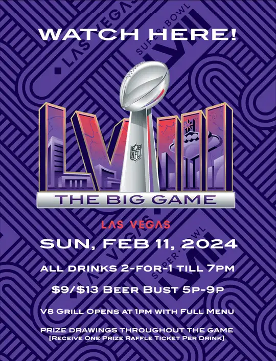 Superbowl Party at the Garage Feb 11