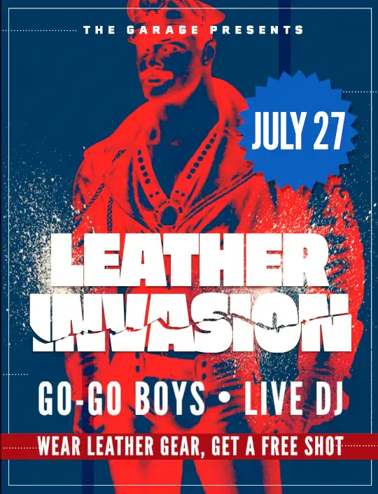 Leather Invasion at The Garage 7/27
